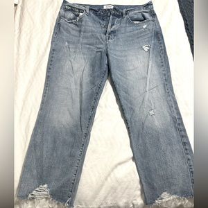 Pistola flare and distressed jeans